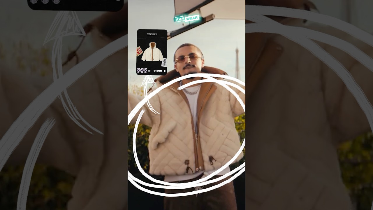 RK et Ninho en Kenzo, Graal et Cartier 🔥 #rk #ninho #rapfr #outfit #rapfrancais #shorts