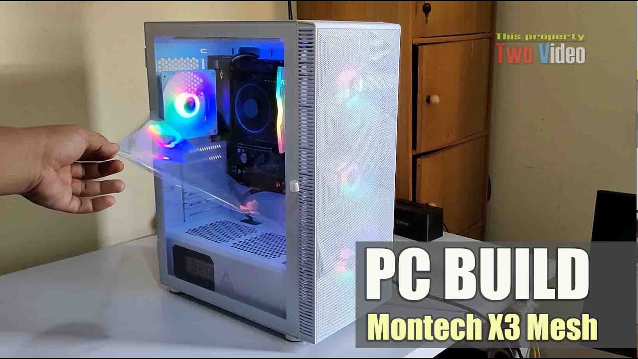 Montech X3 Mesh PC Build | Cheap White PC Case