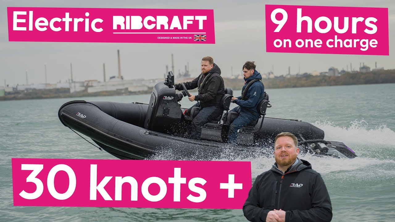 First Electric RIBCRAFT | Ribcraft Pro 480 Powered by RAD Propulsion