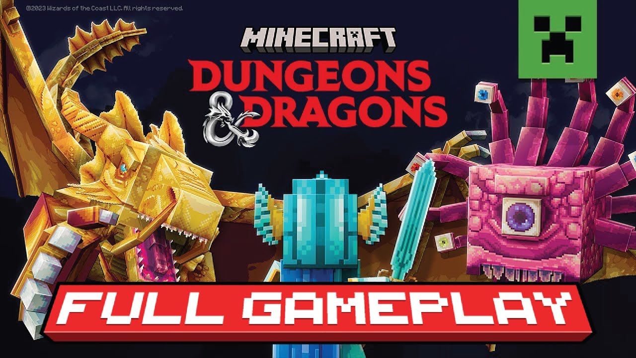 Minecraft x Dungeons & Dragons DLC - Full Gameplay Walktrough