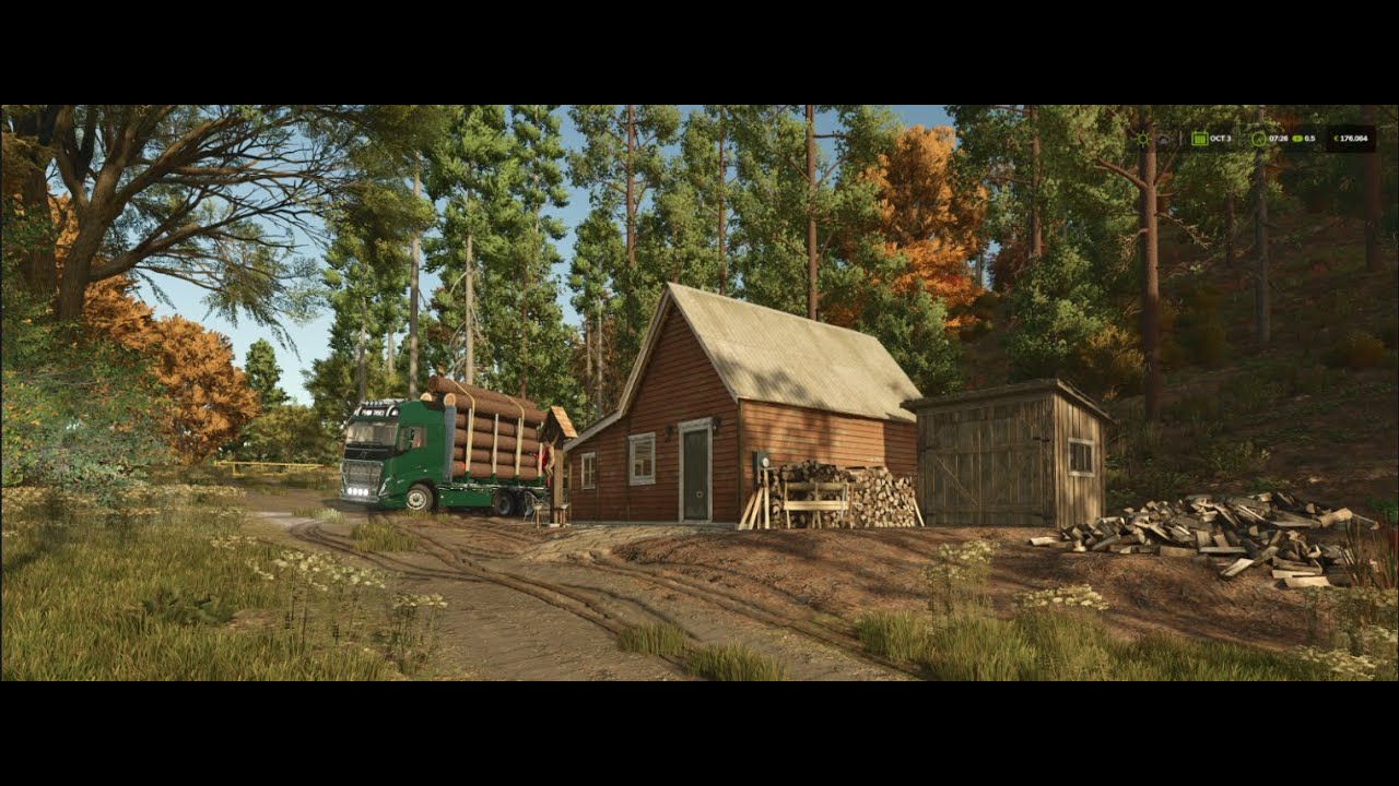 Small Wood Trip 🚛 | FS25 Volvo FH16