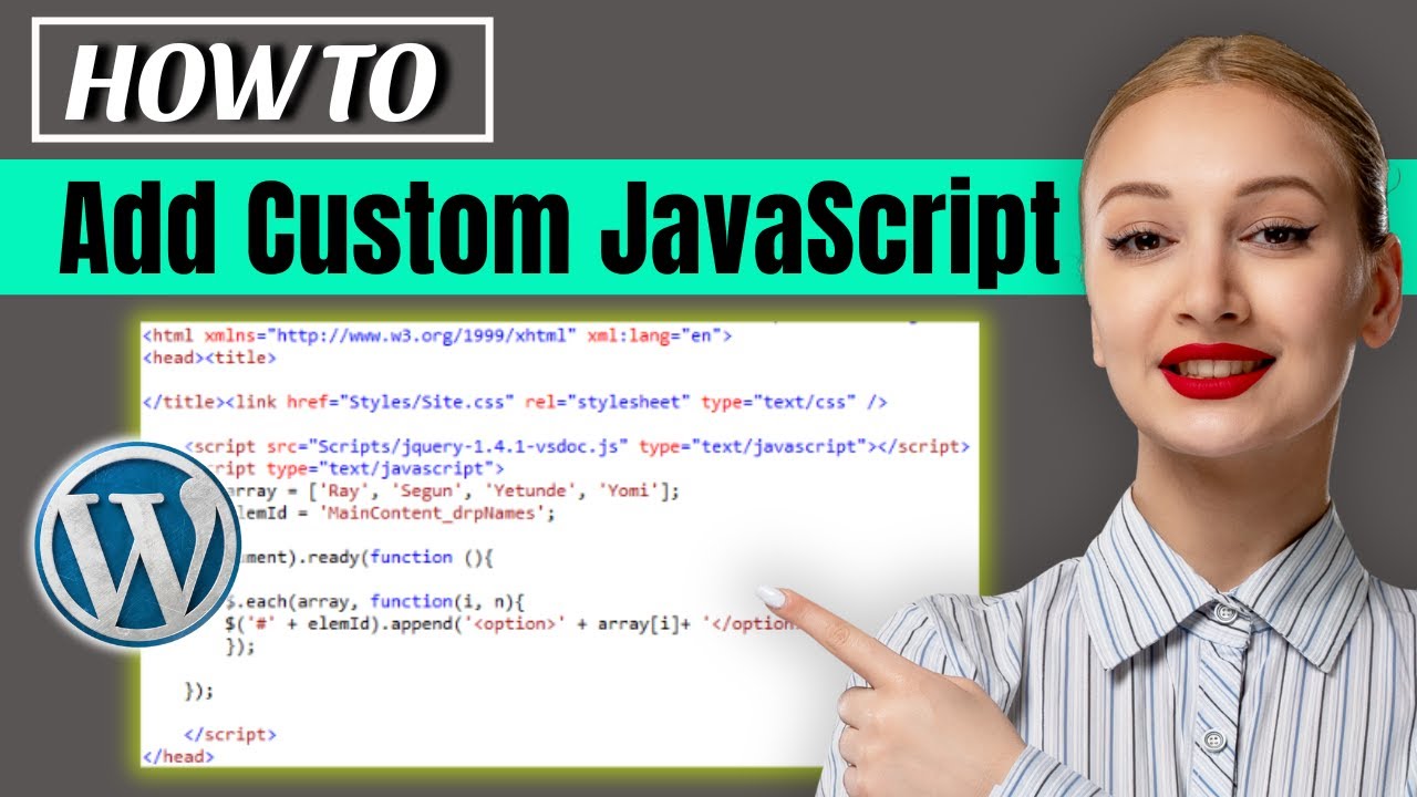 Как добавить пользовательский JavaScript на ваш сайт WordPress в 2026 году