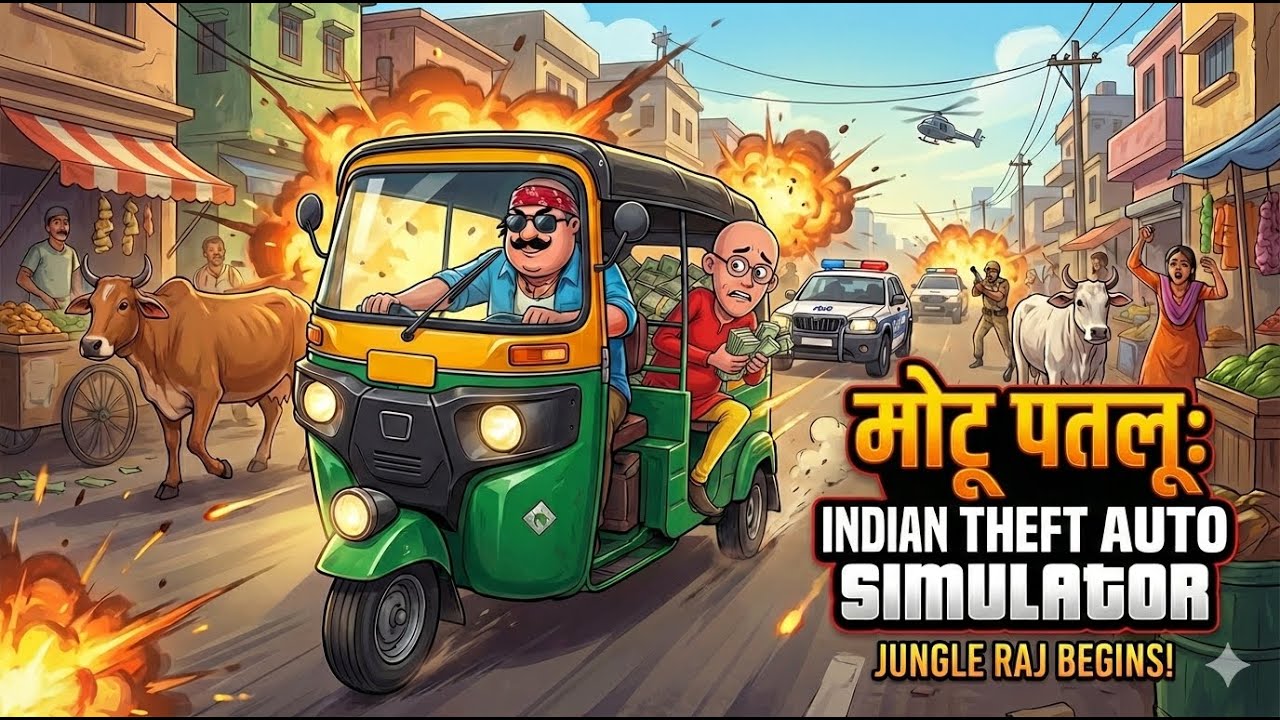🛑 INDIAN THEFT AURA SIMULATOR LIVE 😎 | Indian Open World 🚦 | NEW UPDATE 🔥 | GTA 5 Gameplay 🎮