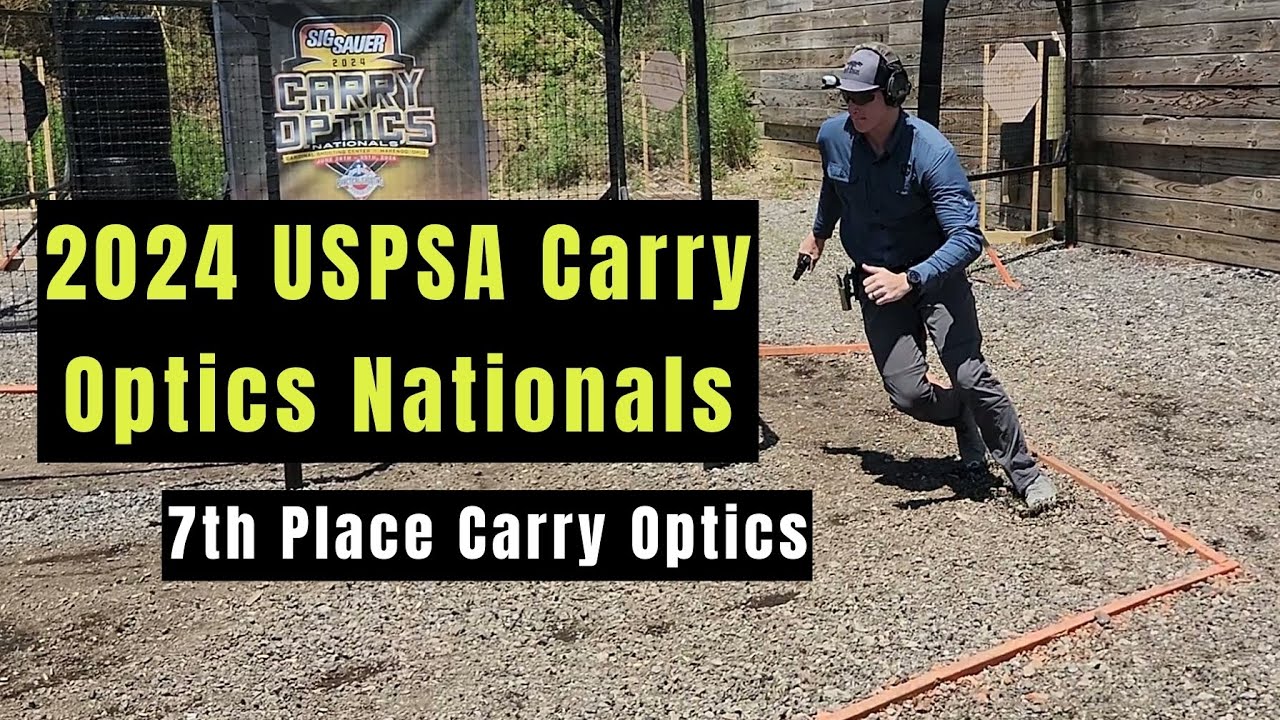 2024 USPSA Carry Optics Nationals - 7th place - Glock 17 Gen 5 MOS - Trijicon SRO