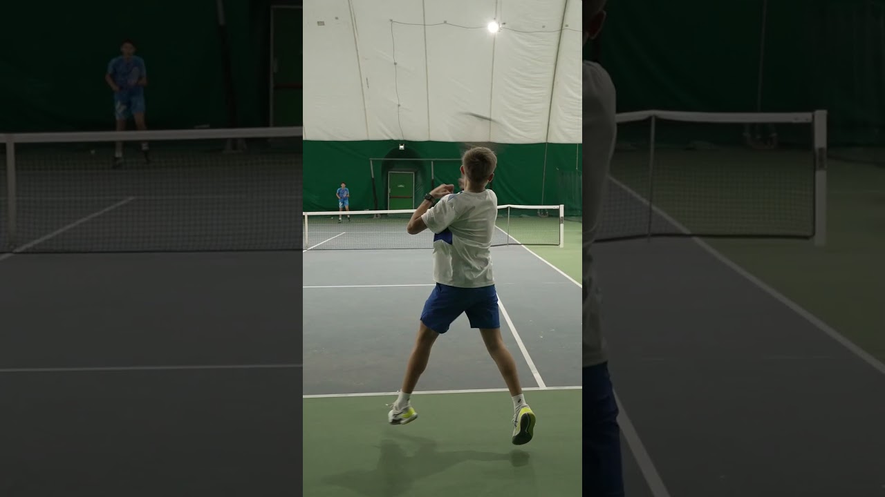 Young tennis talents go wild 😳🔥 #tennis #tenniscoach #youngtalent #patrickmouratoglou