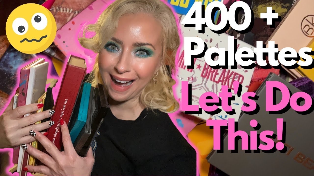 MY ENTIRE EYESHADOW PALETTE COLLECTION DECLUTTER | Steff's Beauty Stash