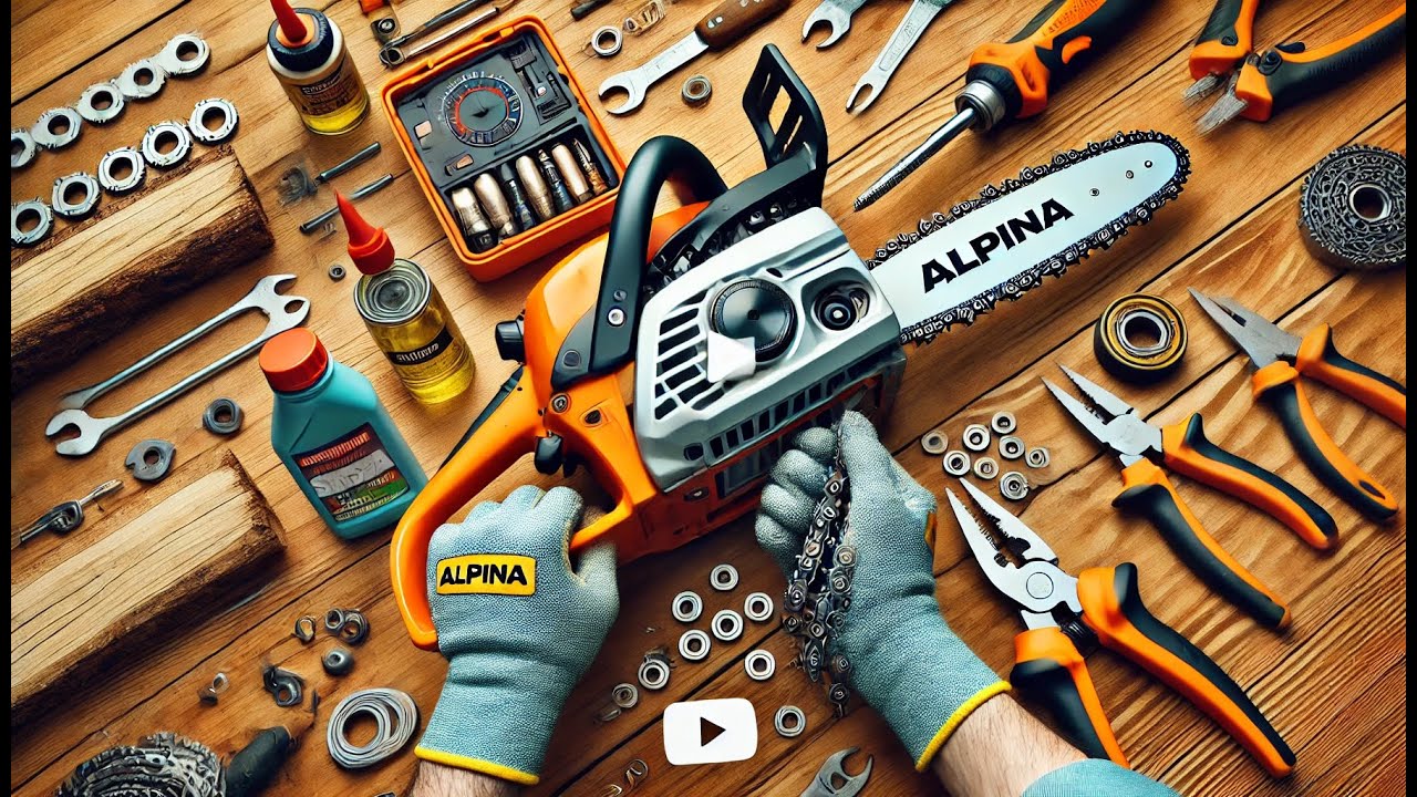Manutenzione motosega Alpina (breve video).
