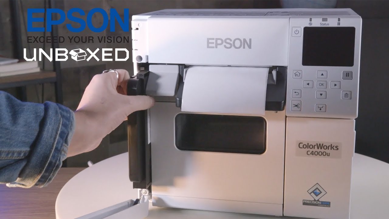Unboxed with the Epson ColorWorks CT4000 Color Label Printer