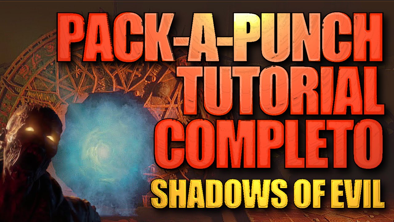 TUTORIAL: Como fazer PACK-A-PUNCH no Shadows of Evil - RITUAIS BO3 Zombies