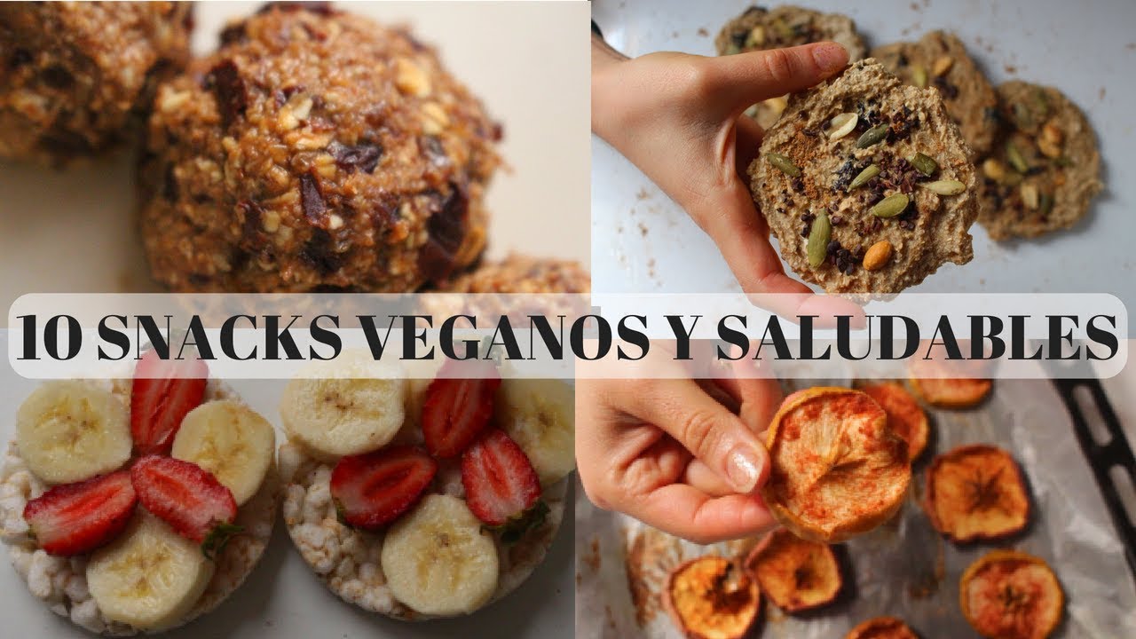 10 SNACKS VEGANOS FÁCILES Y DELICIOSOS|  DIANA VEGANA