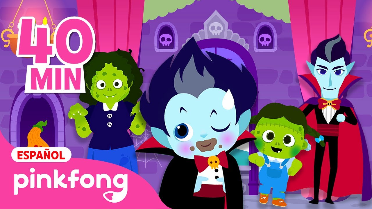 👻Bebés Monstruo Sí, Papá y Más | Las Mejores Canciones de Halloween | Pinkfong en español