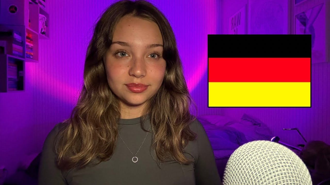 ASMR in German! 🇩🇪💖 Tingly Trigger Words and Clicky Whispers 😴