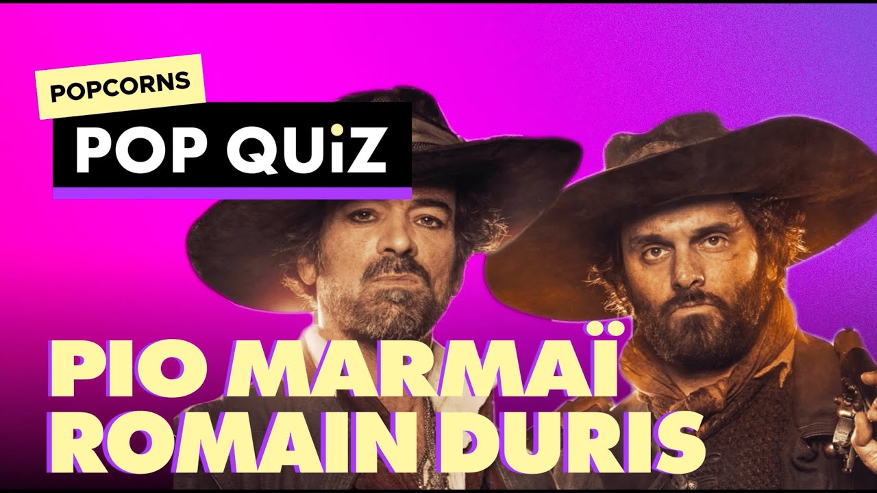 Pio Marmaï et Romain Duris - L'interview Pop Quiz 🍿