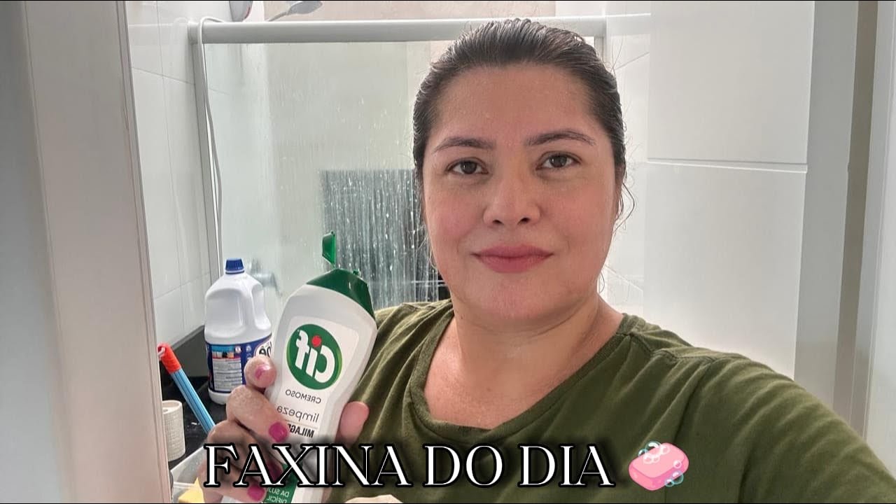 •	Faxina pesada no banheiro + casa limpa | Porta de vidro brilhando