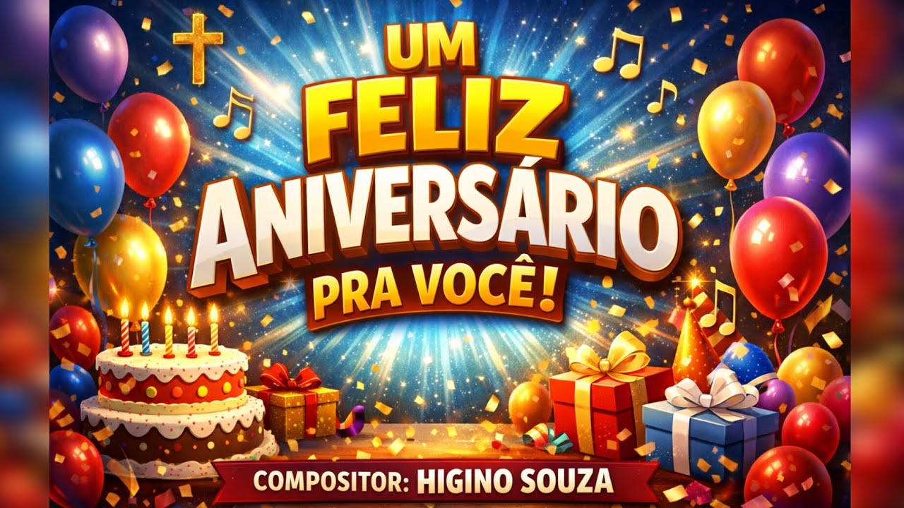 Um Feliz Aniversário pra Você | Música Comemorativa | Parabéns Pra Você | Hit Gospel 2026