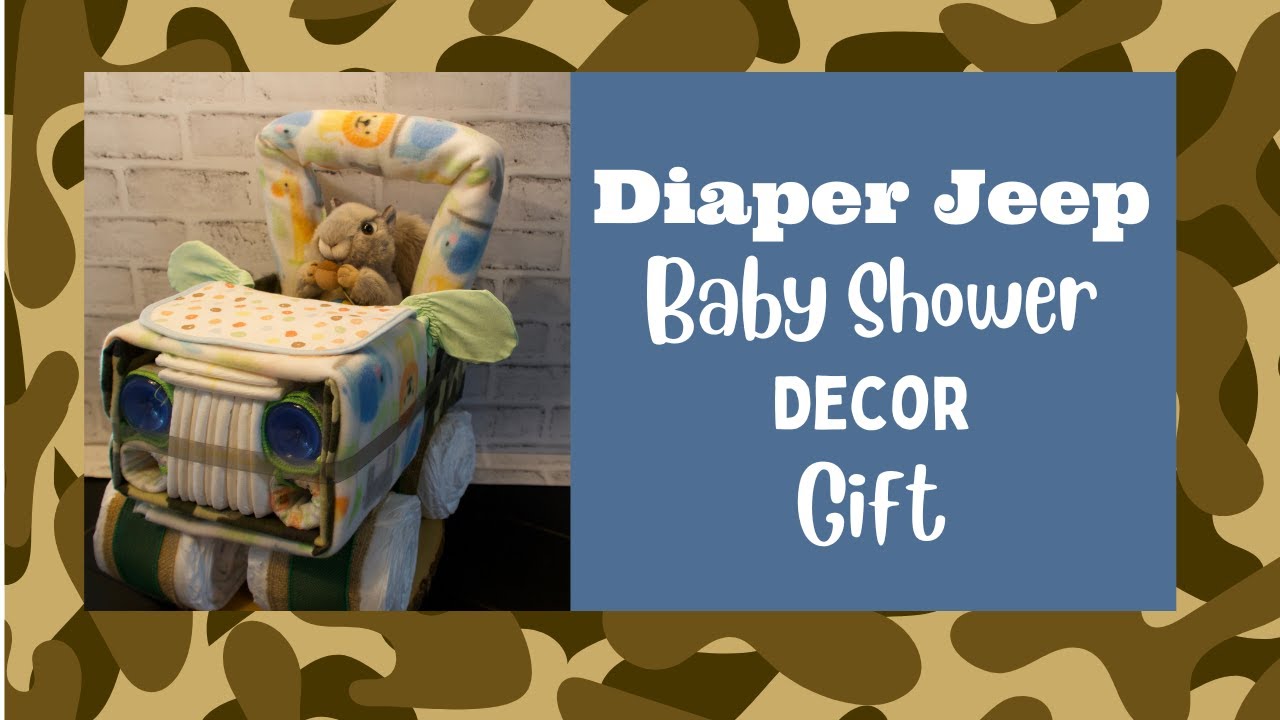 Подгузник Jeep Baby Shower Декор Подарок