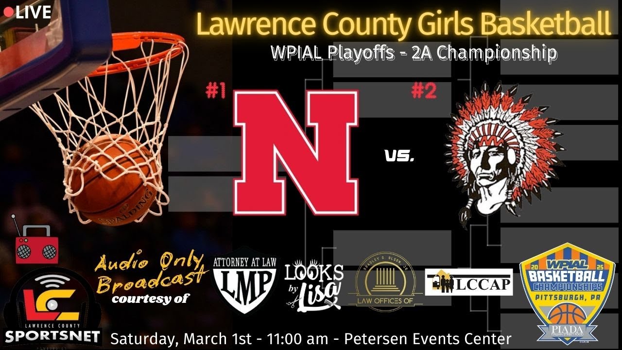 (AUDIO ONLY) #1 Neshannock vs. #2 Aliquippa - Girls Basketball - WPIAL 2A Championship - Mar.1, 2025