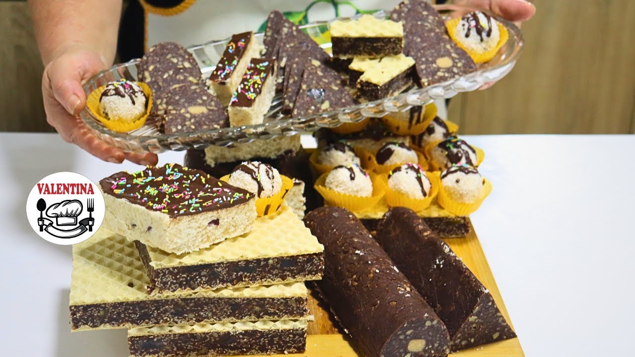 5 vrste sitnih POSNIH KOLAČA bez mleka, jaja, margarina💥Stari Recept iz majkine BELEŽNICE👌