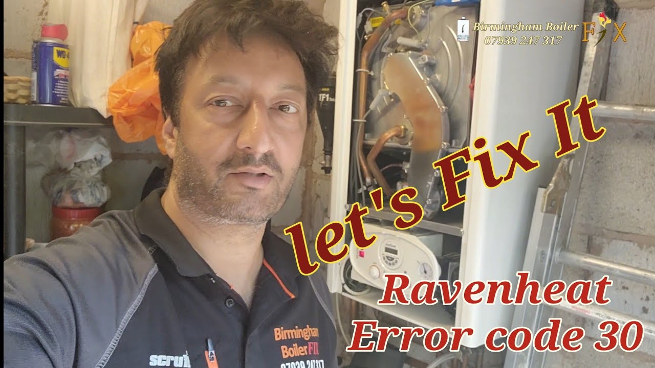 F30 error code one Ravenheat combi boiler diagnosis and repair Birmingham and Solihull