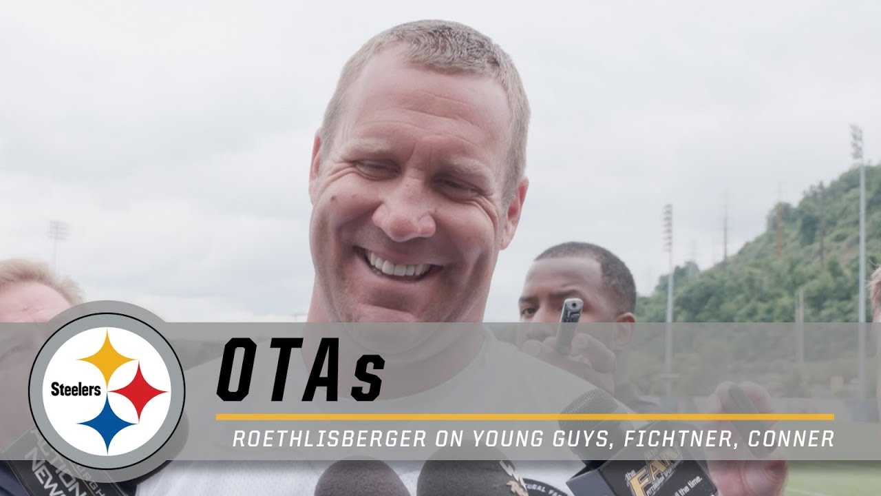 Ben Roethlisberger talks young guys, OC Fichtner, James Conner | Pittsburgh Steelers OTAs