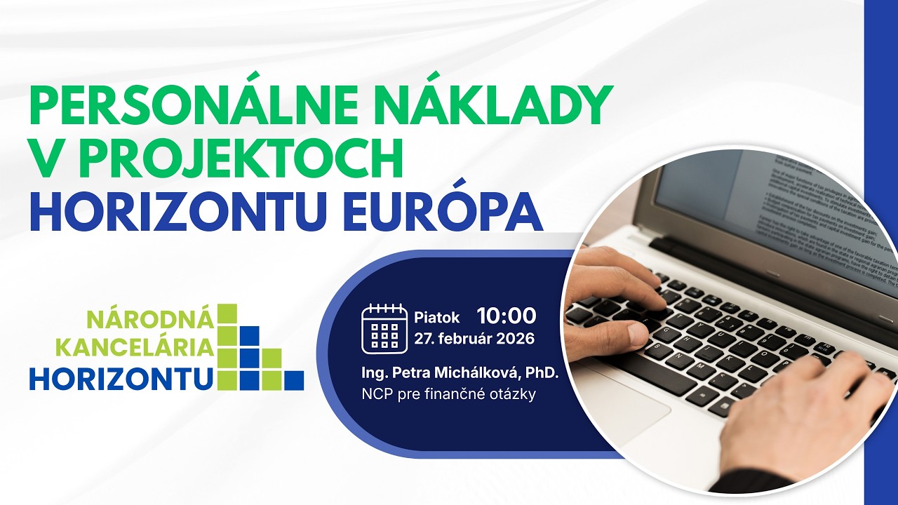 Personálne náklady v projektoch Horizontu Európa