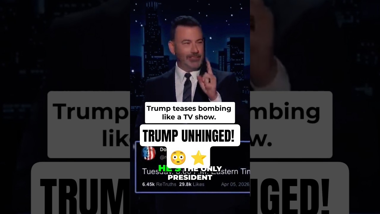 Trump's Wild Easter Weekend! | Iran Ultimatum Reaction 😳 #trumpnews #jimmykimmel #jimmyfallon #usa