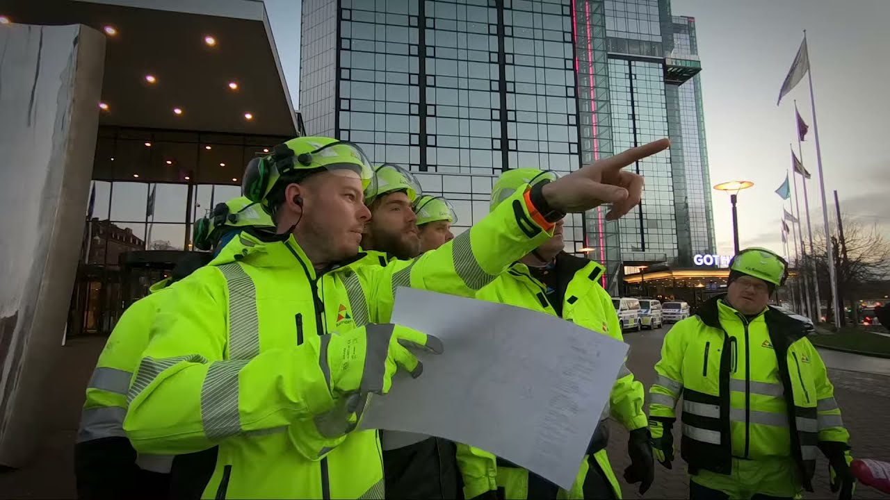 Ramudden spärrar av för EU mötet i Göteborg