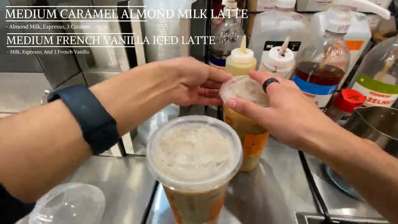 POV: Dunkin Shift Manager During BUSY Drink Rush
