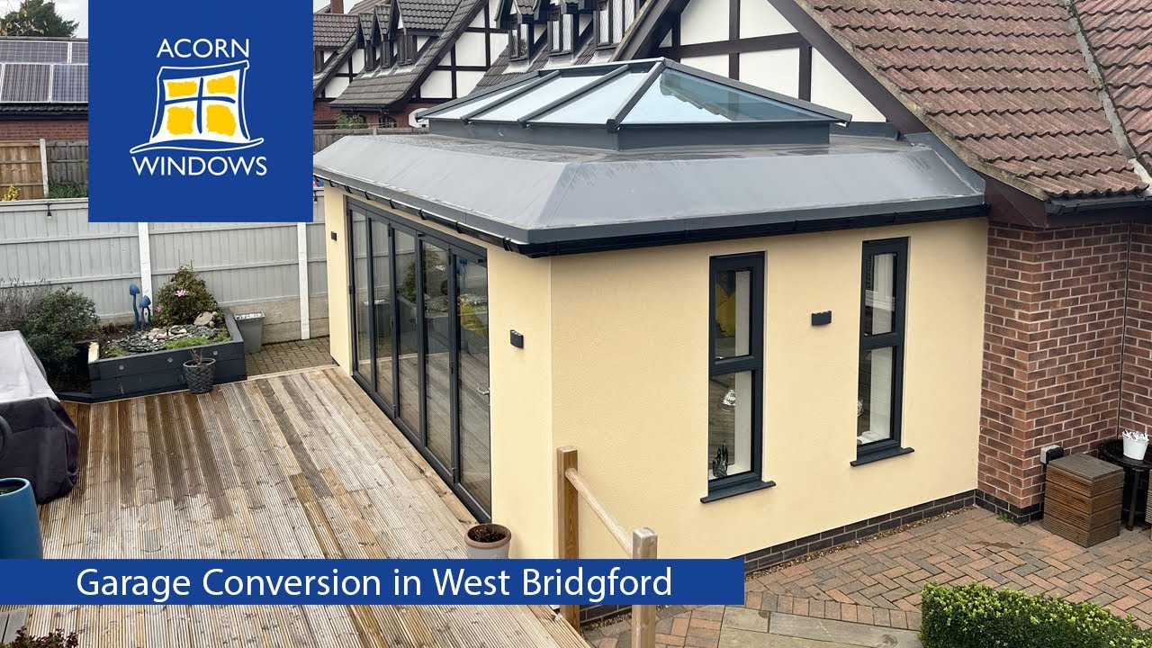 Home extension with huge bi-fold door and lantern (atrium) roof