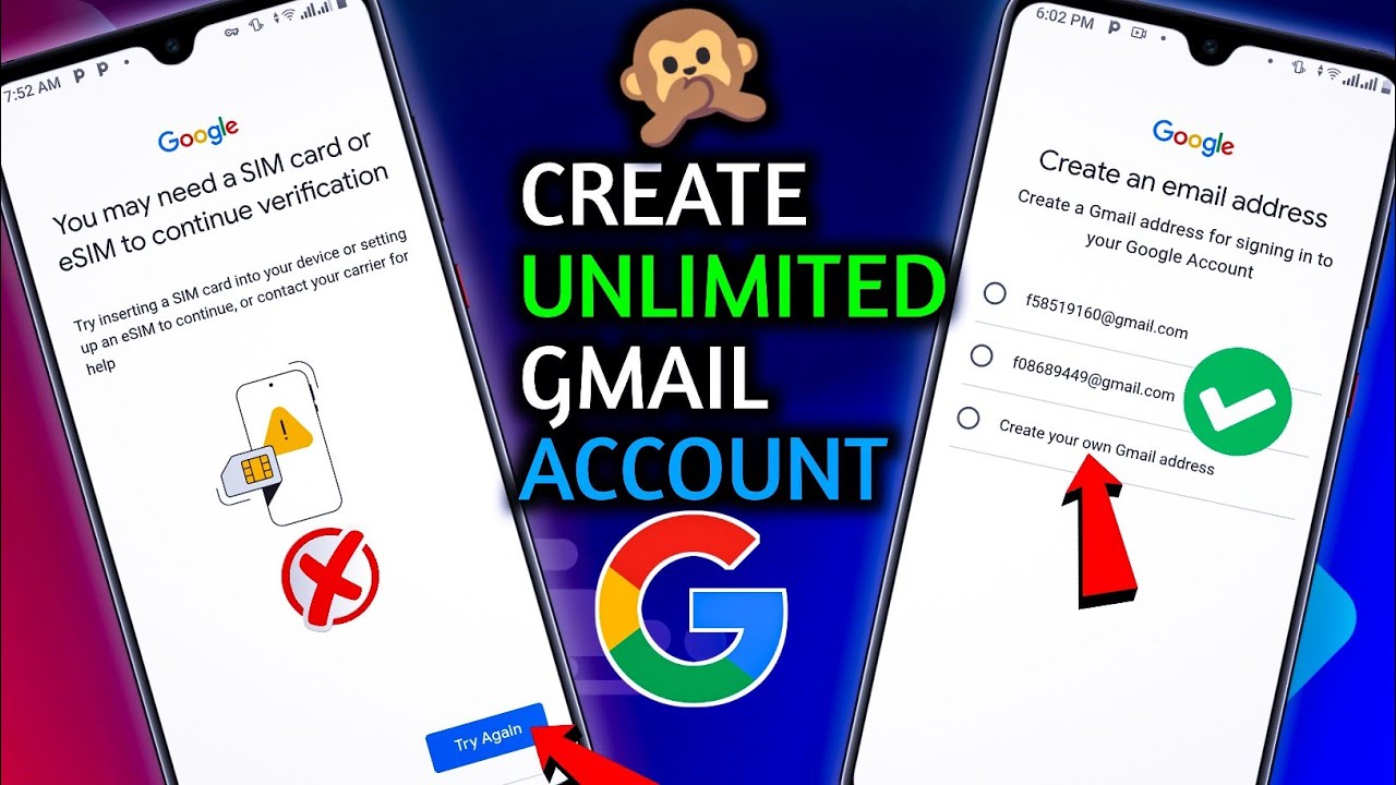 Неограниченное количество аккаунтов Gmail без подтверждения номера телефона (2026) | Без OTP