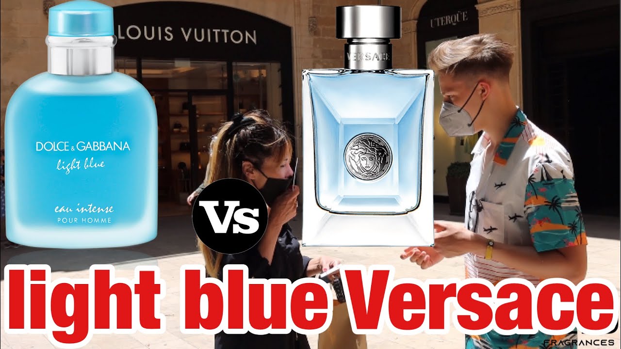 Versace pour homme vs Dolce&Gabbana light blue eau intense pour homme | fragrance test