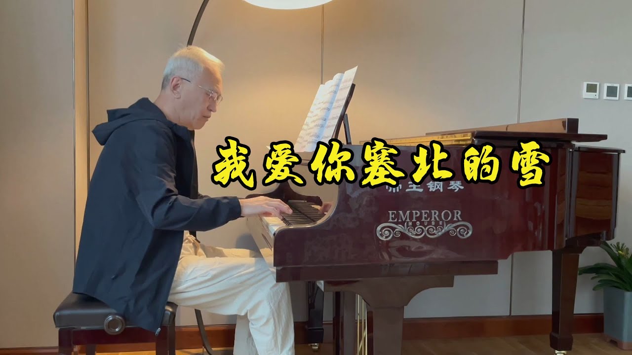 【诉爷】钢琴演绎经典歌曲《我爱你塞北的雪》，带给你丝丝清凉。