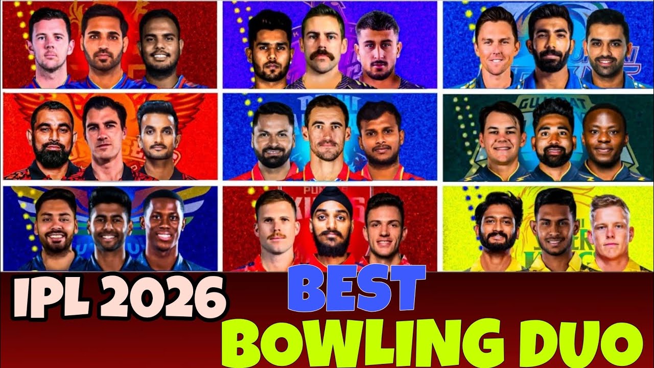 IPL 2026 - ALL TEAMS FAST BOWLING DUO FOR IPL 2026 || RCB , CSK , KKR , SRH , PBKS , MI , DC , LSG