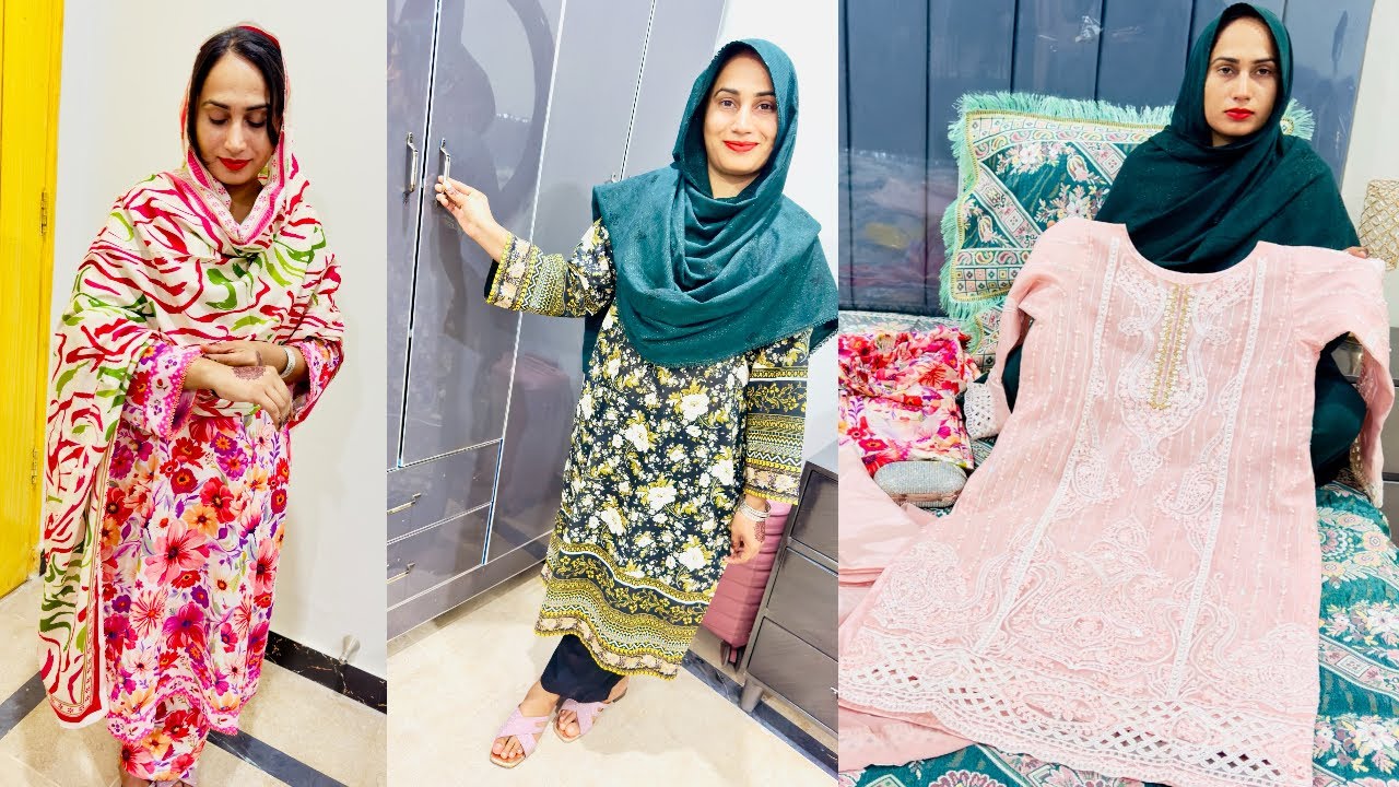 New Eid Collection Dress Ready // Begum Ke Dress Stitch Ho Gey Ramzan Ki Tayari 
