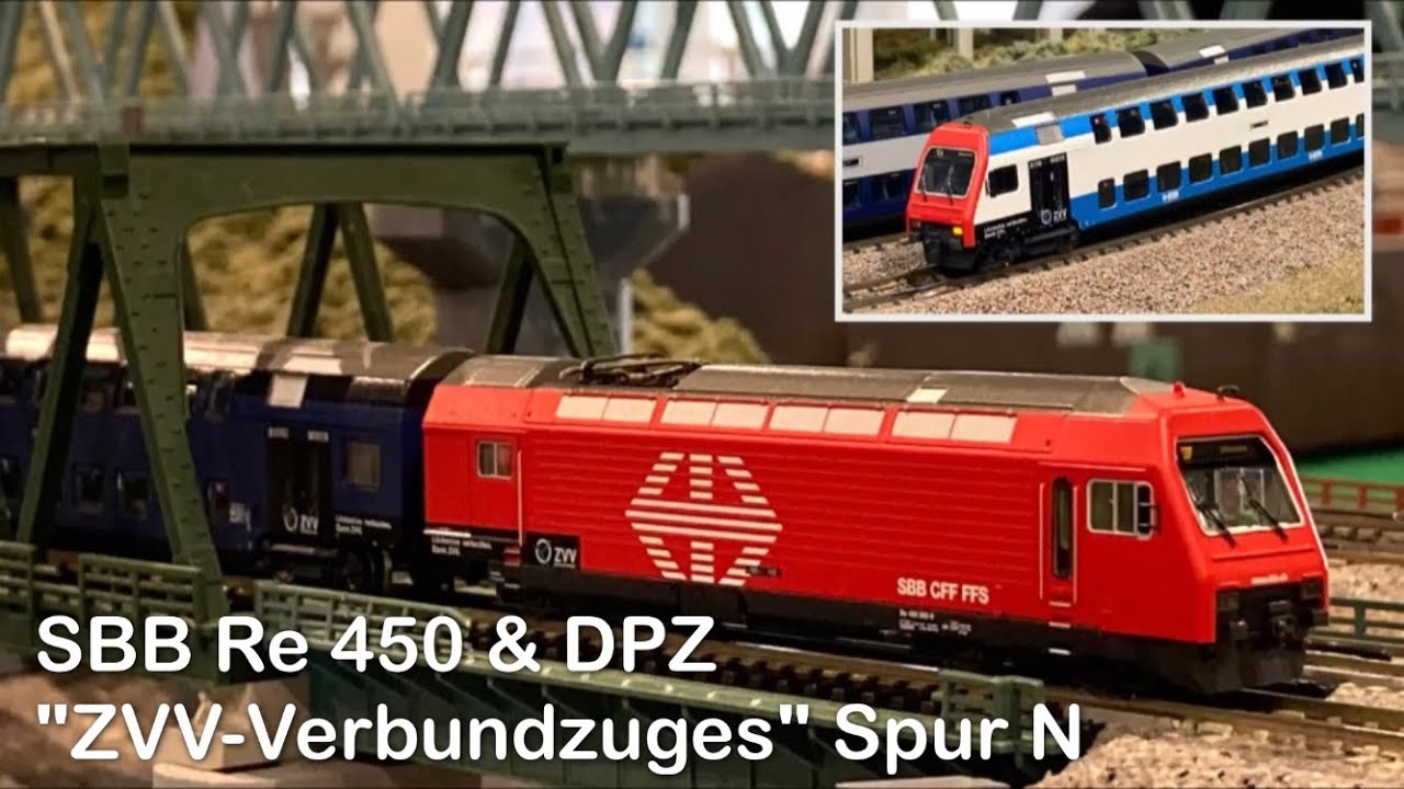 FLEISCHMANN SBB Zürichs S-Bahn Re450 DPZ 