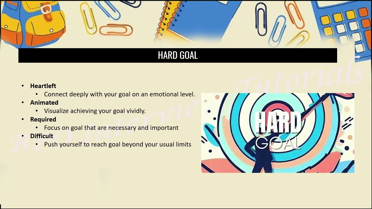 Goal Setting   Learn with live example