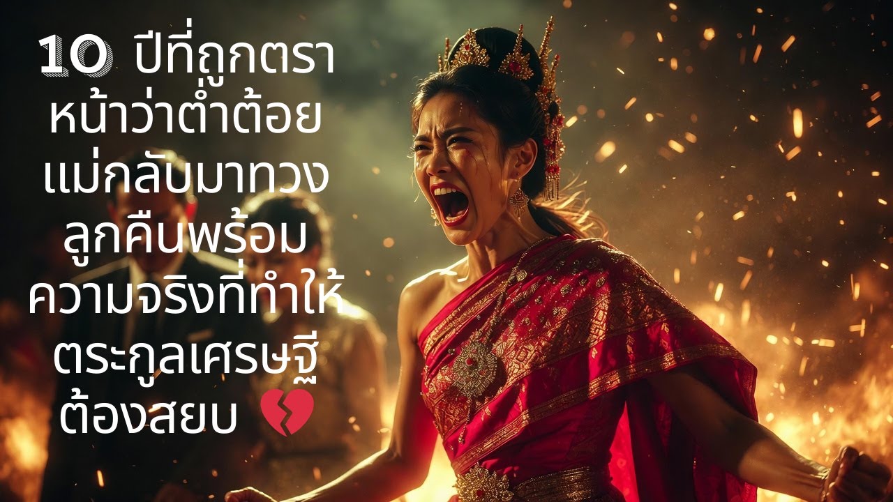 10 ปีที่ถูกตราหน้าว่าต่ำต้อย แม่กลับมาทวงลูกคืนพร้อมความจริงที่ทำให้ตระกูลเศรษฐีต้องสยบ 💔