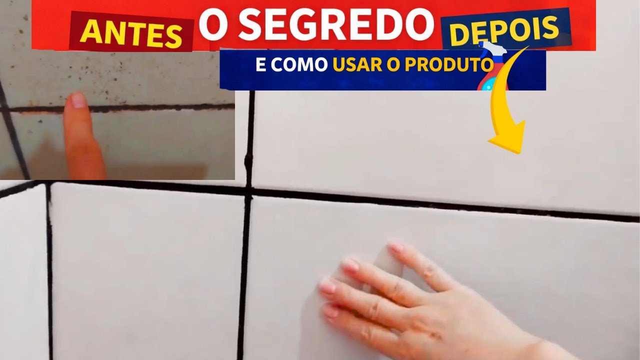 👉 Azulejo Encardido com Limo ou Mofo Nunca Mais - Só 1 Produto Resolve 😱✨