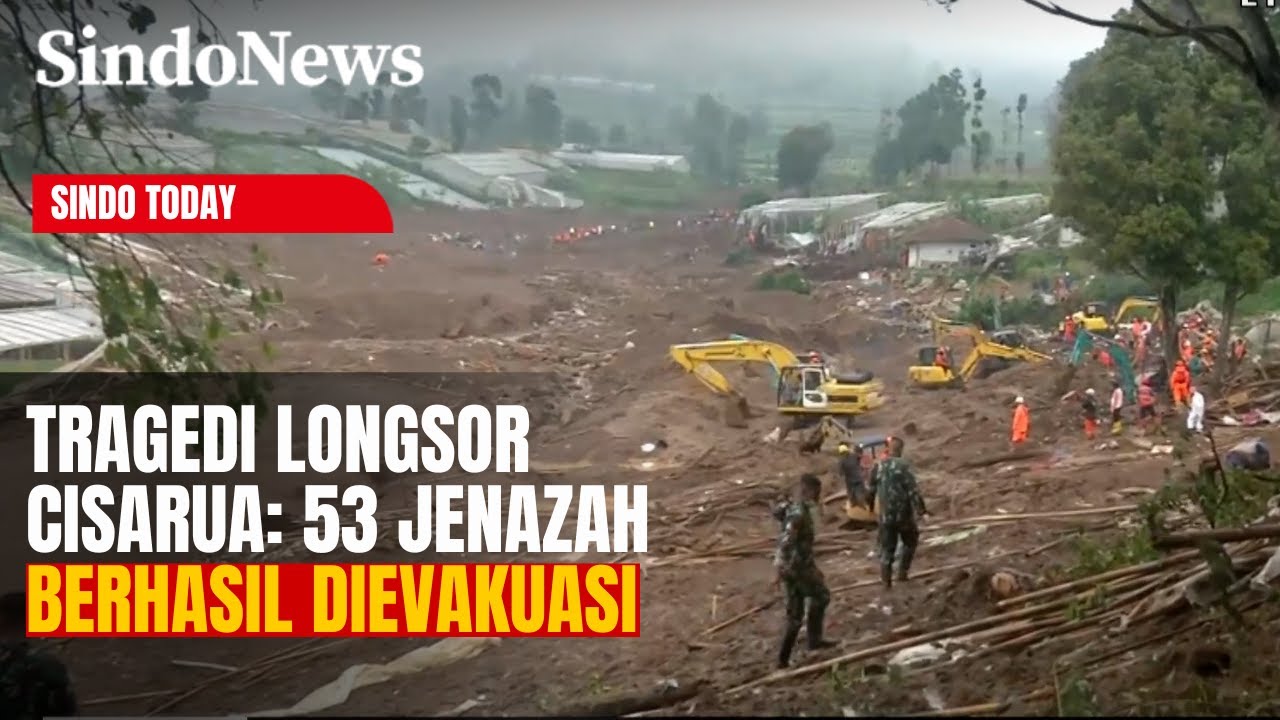 Tragedi Longsor Cisarua: 53 Jenazah Berhasil Dievakuasi, Tim SAR Terus Bekerja | Sindo Today | 29/01