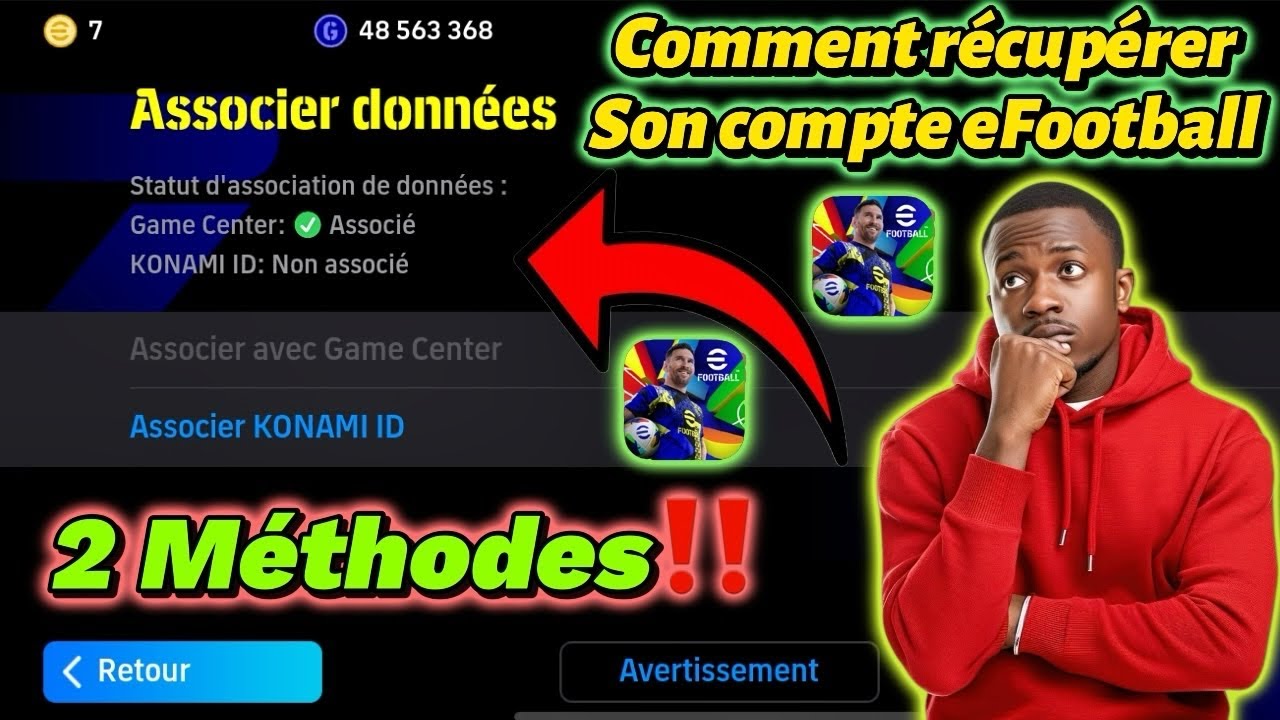 Comment récupérer son compte eFootball mobile ‼️🤯😱