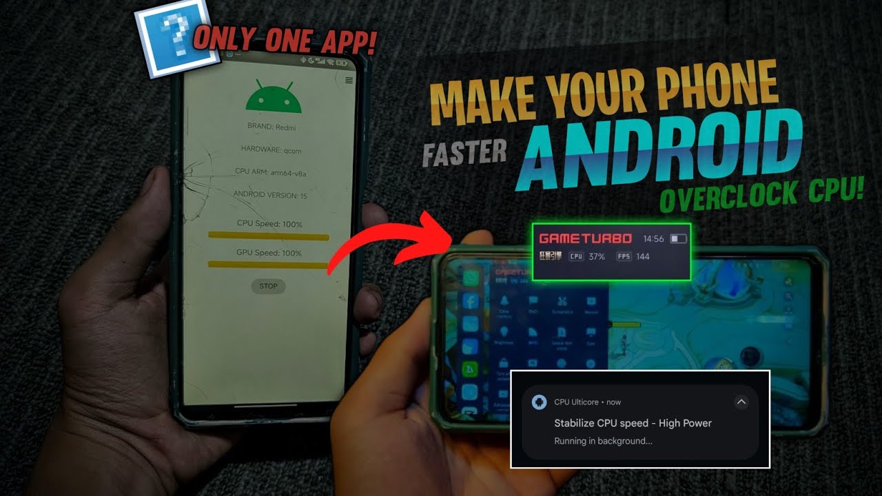 Сделайте свой Android БЫСТРЕЕ, чем когда-либо — разгоните процессор с помощью ОДНОГО приложения!