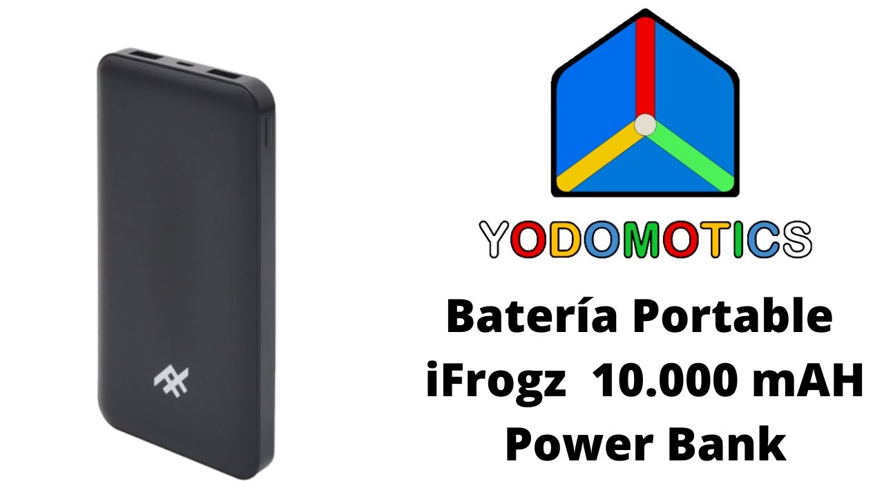 Batería iFrogz 10 000 mAH, detalles de está batería portátil que te puede sacar de apuros.
