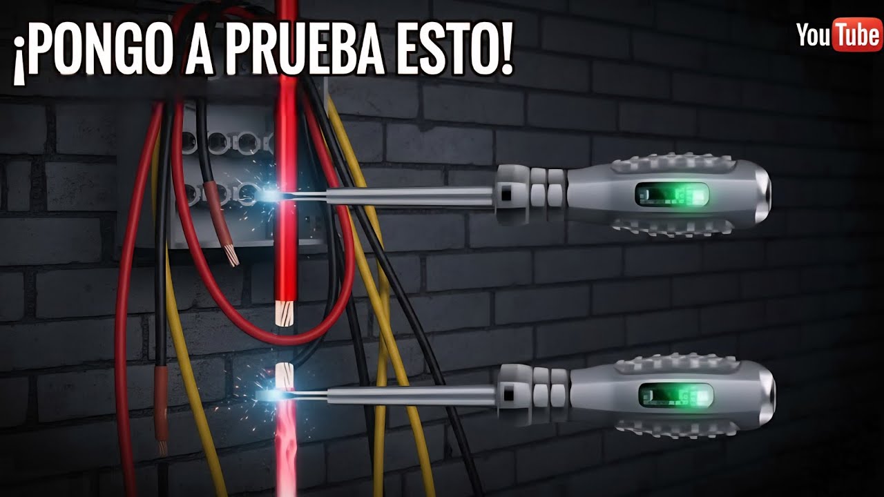 PROBADOR INTELIGENTE identifica Fase, Neutro y Continuidad ❗️😱  #probador #detector 