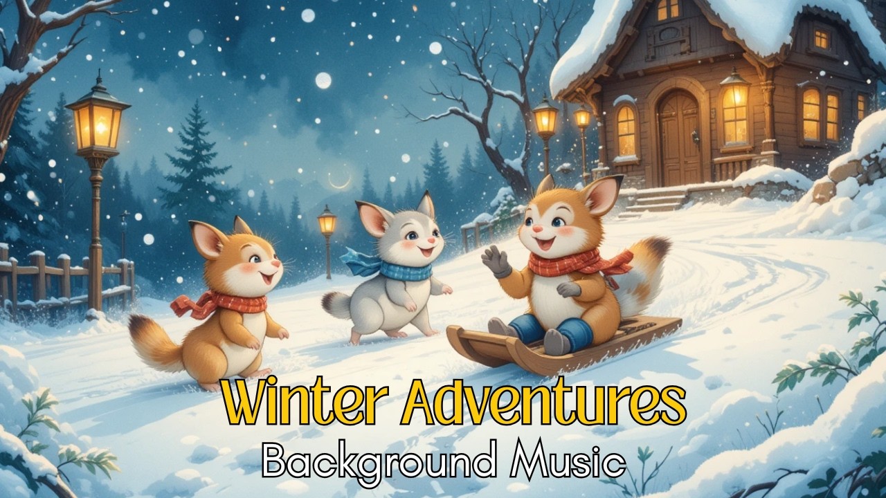 Winter Adventures ❄️ Cozy Storybook Music for Work & Study