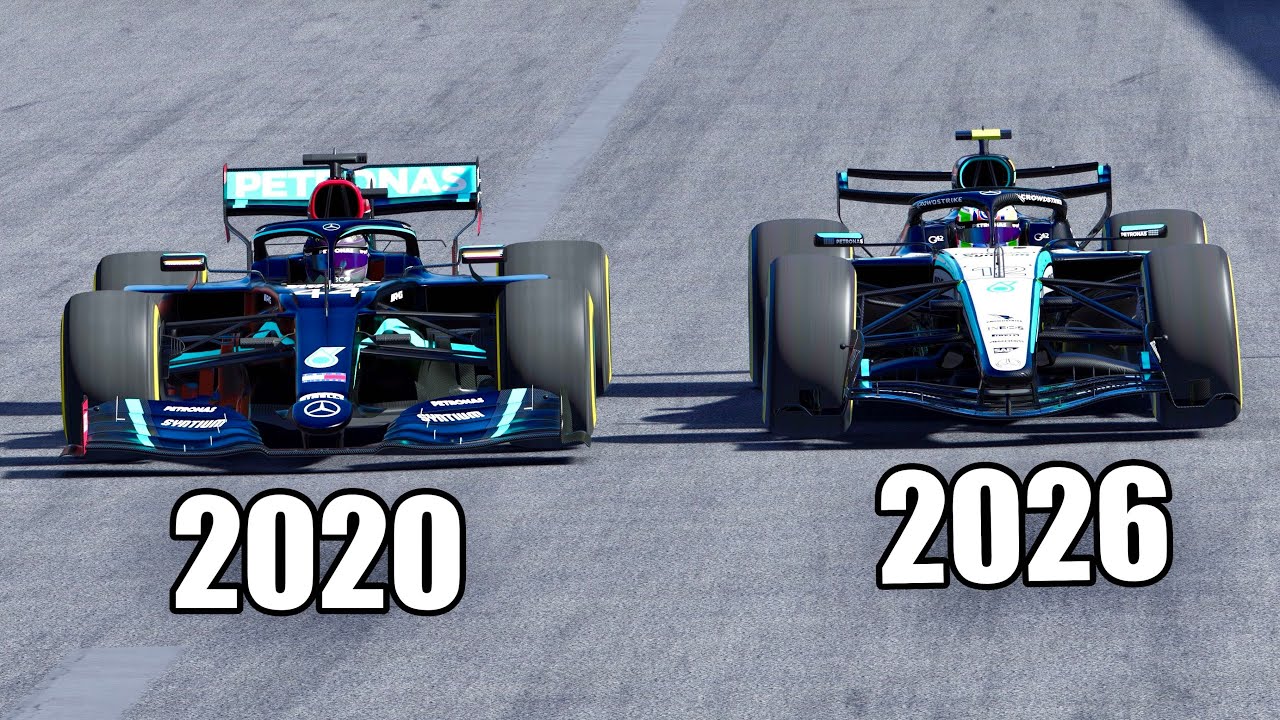 Mercedes F1 2026 Kimi Antonelli vs Mercedes F1 2020 Lewis Hamilton - Monza GP