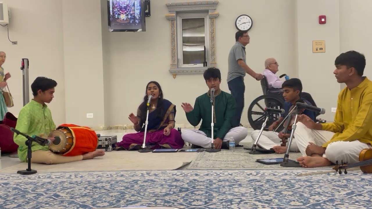 Kashyap Singing Eevela Nanubrovara  @ Aurora Balaji temple Shayanotsavam July 8-2023