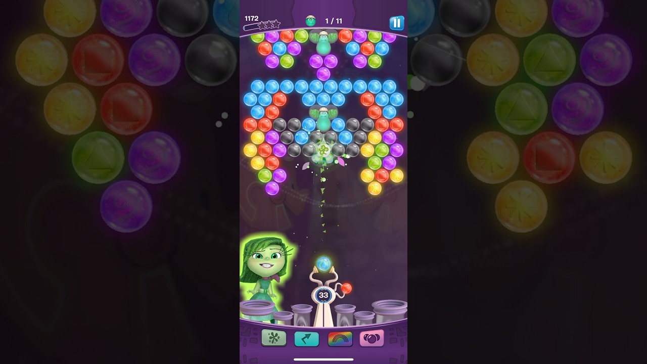 Level 128: Inside Out Thought Bubbles #disgust #insideout #gaming #games #shorts