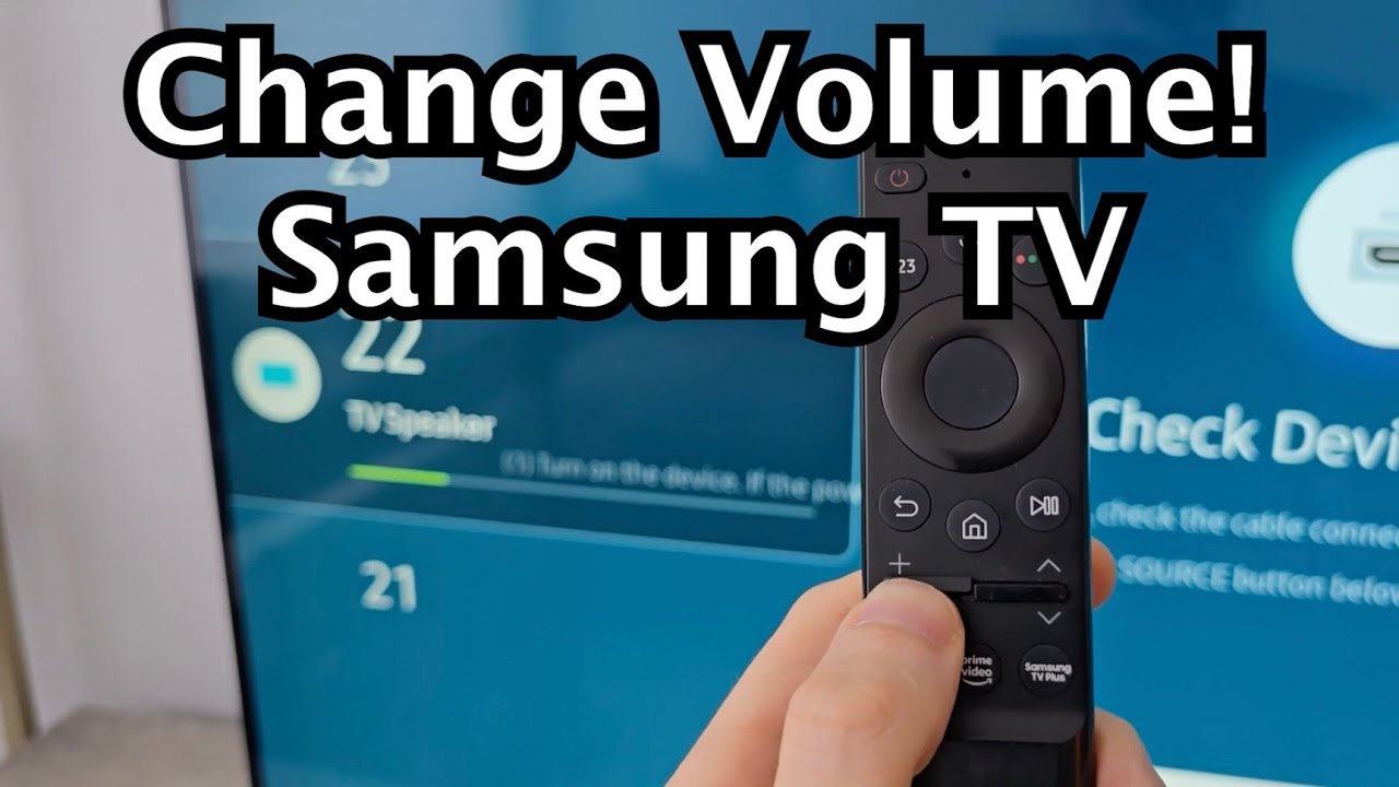 How to Change Volume on Samsung Smart TV!