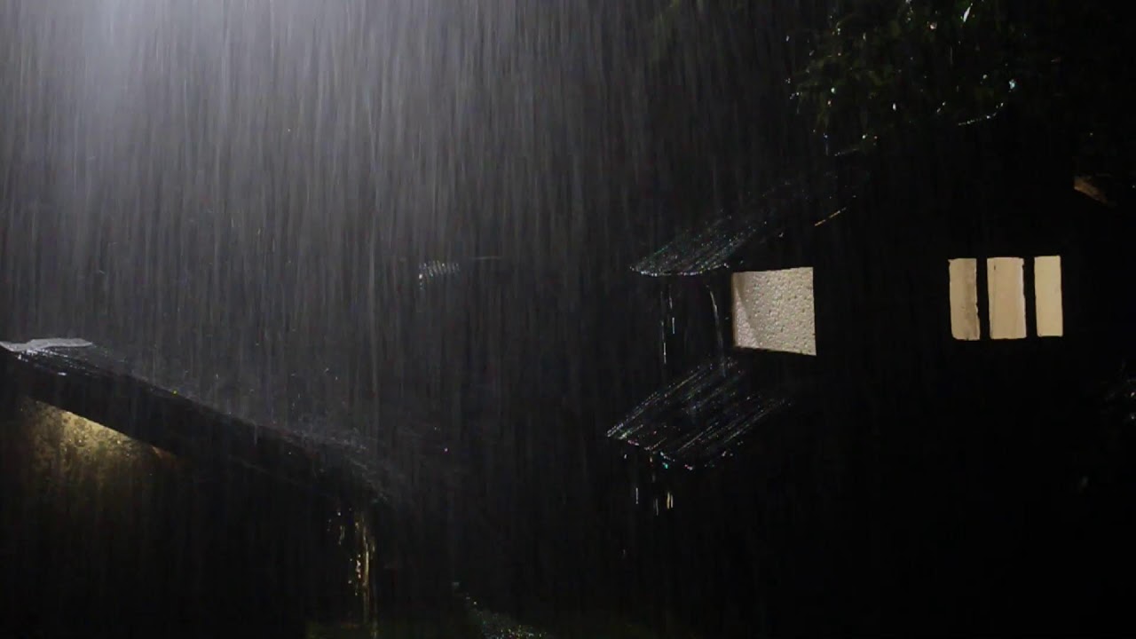 The Ultimate Sleep Aid: Heavy Rain and Distant Thunder Sounds Live All Night