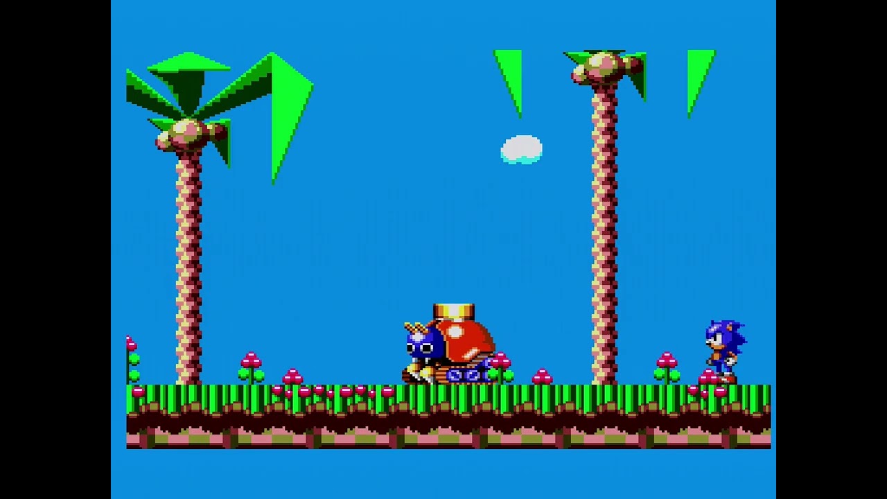 Sonic Chaos | Sega Master System PAL RGB (Recap, Audio RCA, 60Hz mod)
